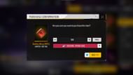 Confirm the purchase (Image via Garena)